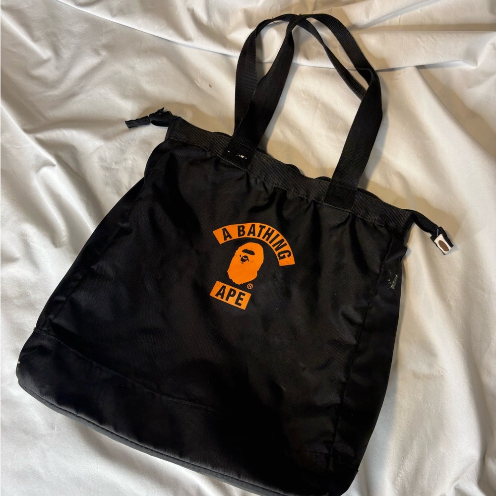 Bape Summer Bag Block Print Logo Tote Bag